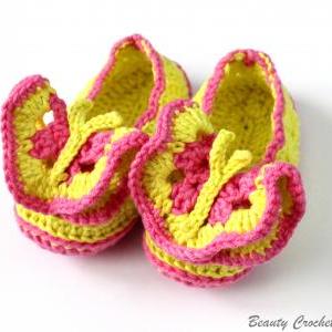 Butterfly Crochet Shoes Pattern