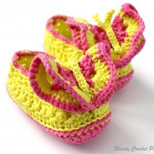 Butterfly Crochet Shoes Pattern