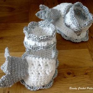 Princess Crochet Shoes Pattern