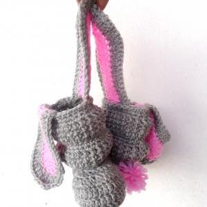 Bunny Rabbit Crochet Baby Boots Pattern