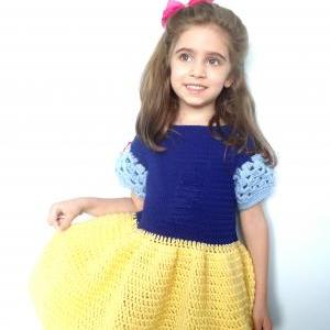 Princess Snow White Crochet Dress Pattern,snow..