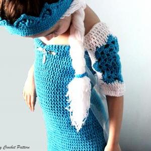 Crochet Patterns Ice Queen Dress And Crown