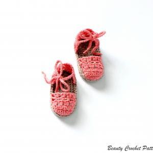 Crochet Baby Espadrille Pattern, Baby Espadrille..